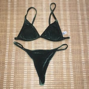 Velvet bikini